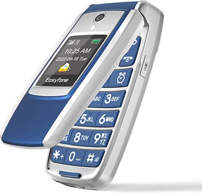 Easyfone T300 4G Classic Big Button Flip Cell Phone for Seniors