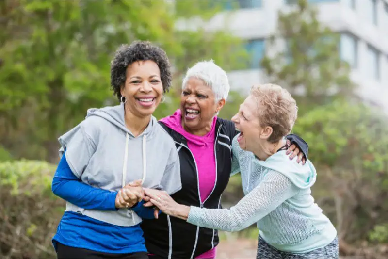 Older women exercising